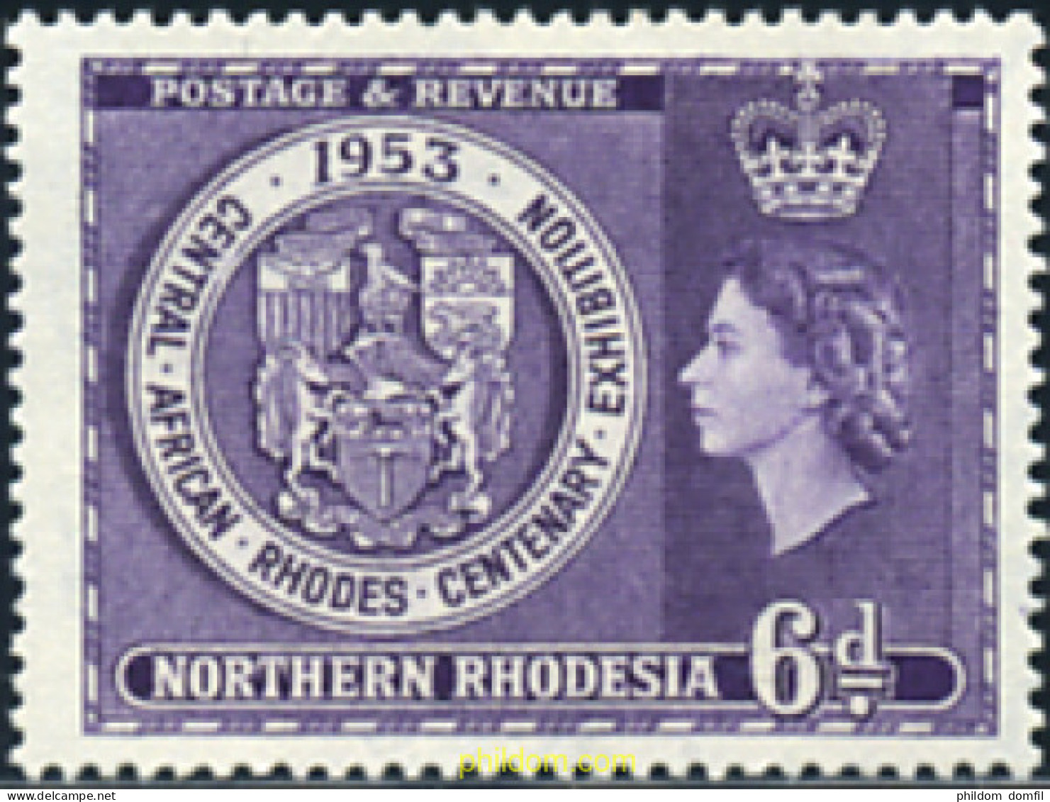 355327 MNH RODESIA DEL NORTE 1953 ANIVERSARIO - Northern Rhodesia (...-1963)