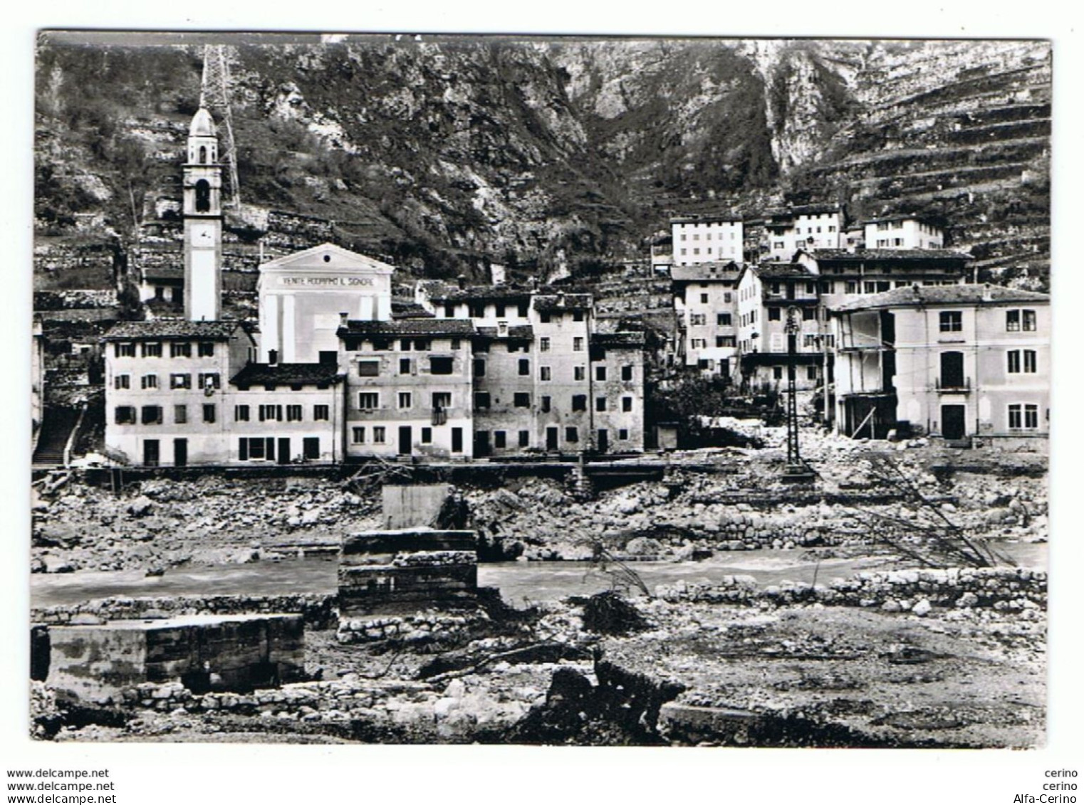 COSTA (VI):  PASSERELLA  DOPO  L' ALLUVIONE  DEL  4-11-1966  -  FOTO  -  FG - Inondations