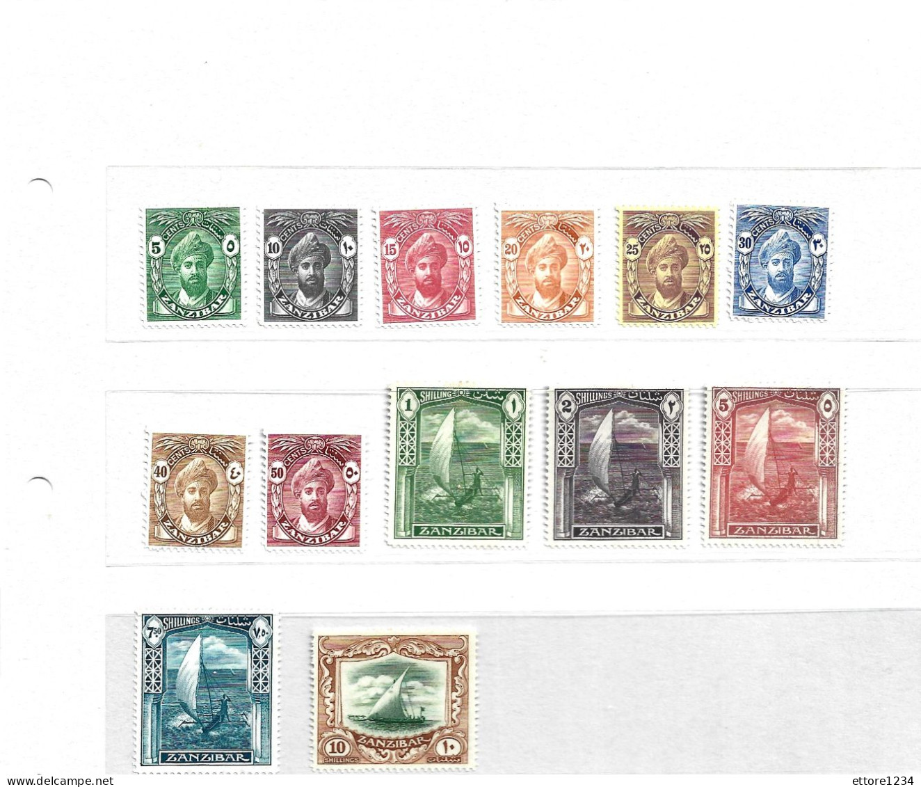 Zanzibar 1936 Nuovi Mnh - Zanzibar (1963-1968)