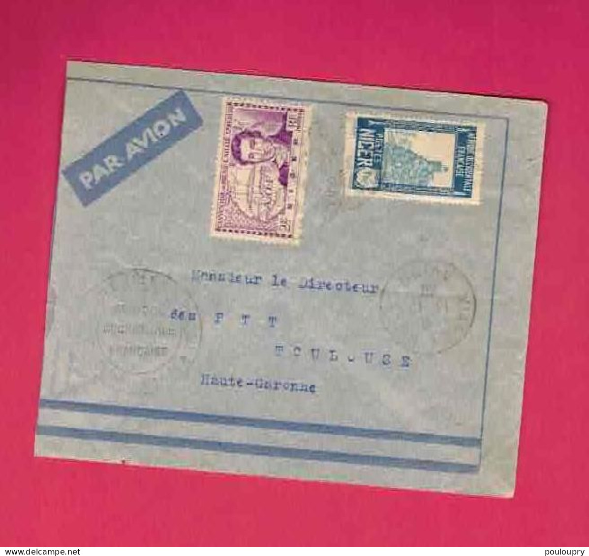 Lettre De 1940 Pour La France - YT N° 47 Et 65 - René Caillé - Lettres & Documents