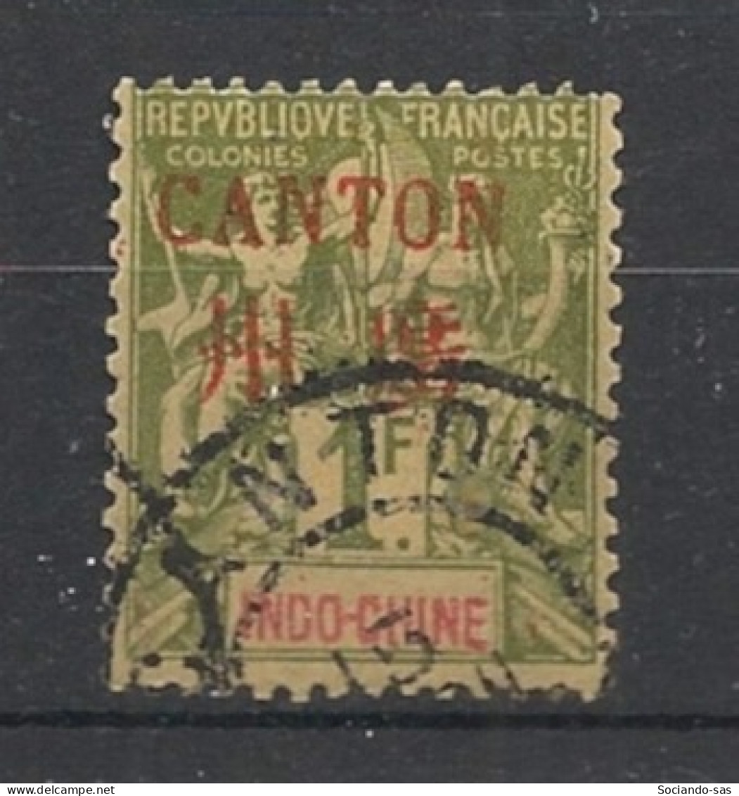 CANTON - 1901-02 - N°YT. 15 - Type Groupe 1f Olive - Oblitéré / Used - Used Stamps