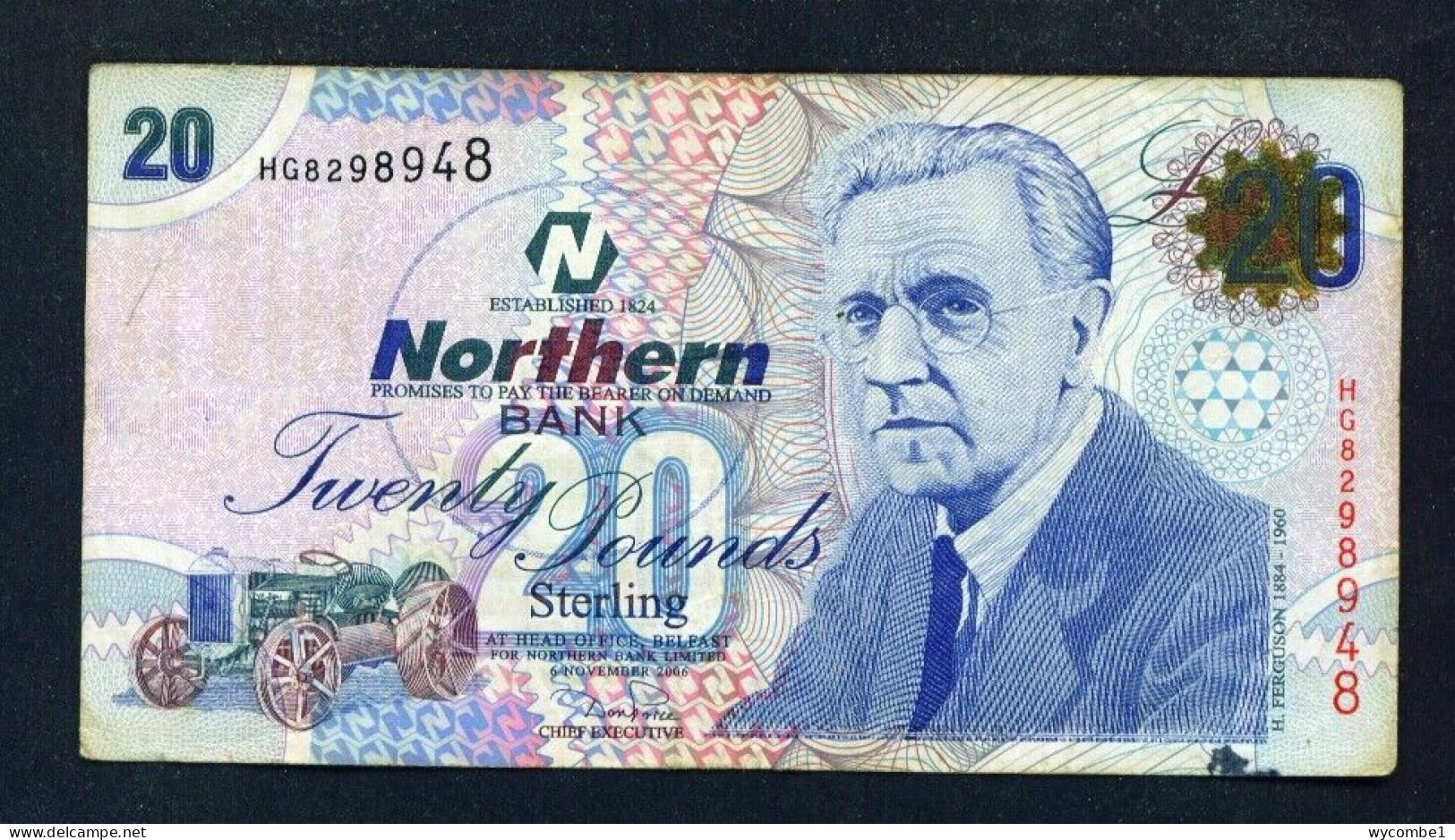 NORTHERN IRELAND - 2006 Northern Bank £20 Circulated Condition As Scans - 20 Pounds