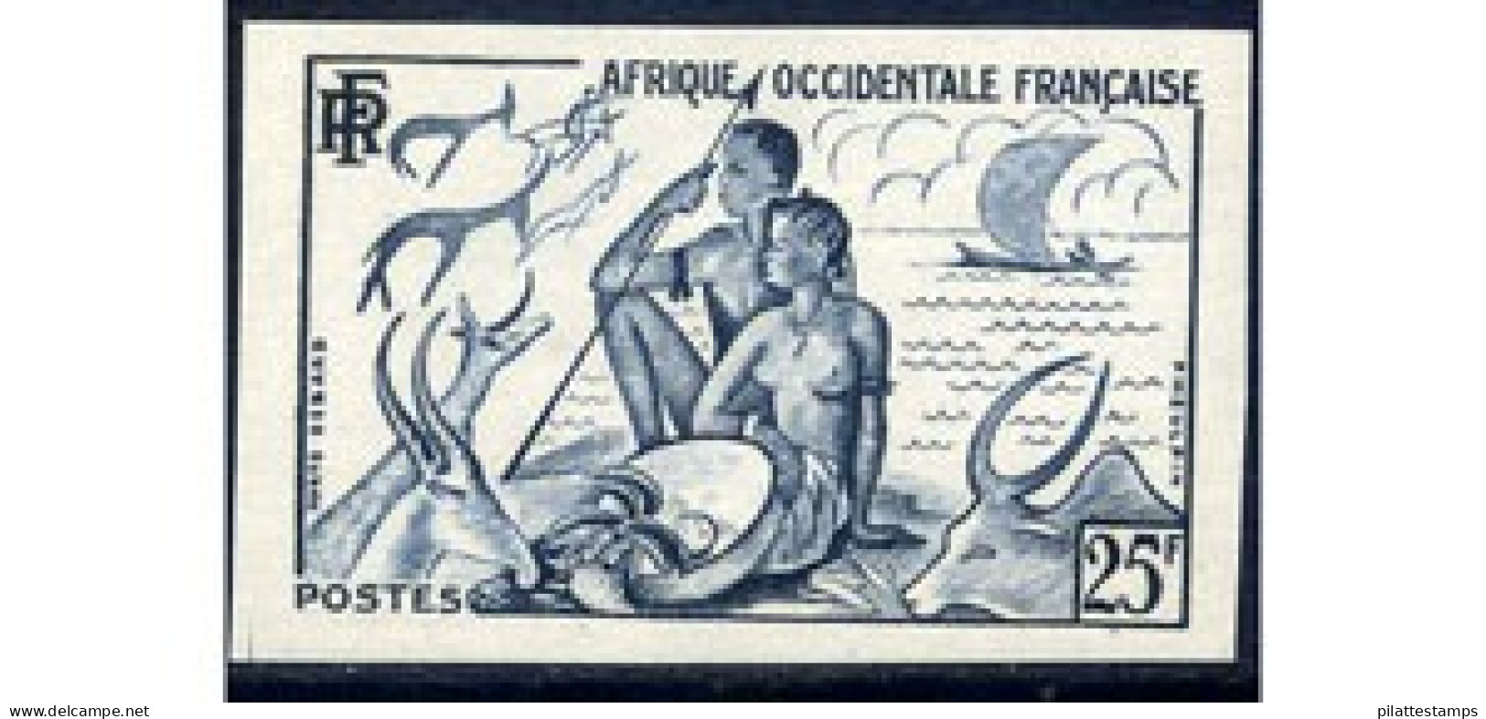 Afrique Occidentale 49* Essai De Couleur - Autres & Non Classés