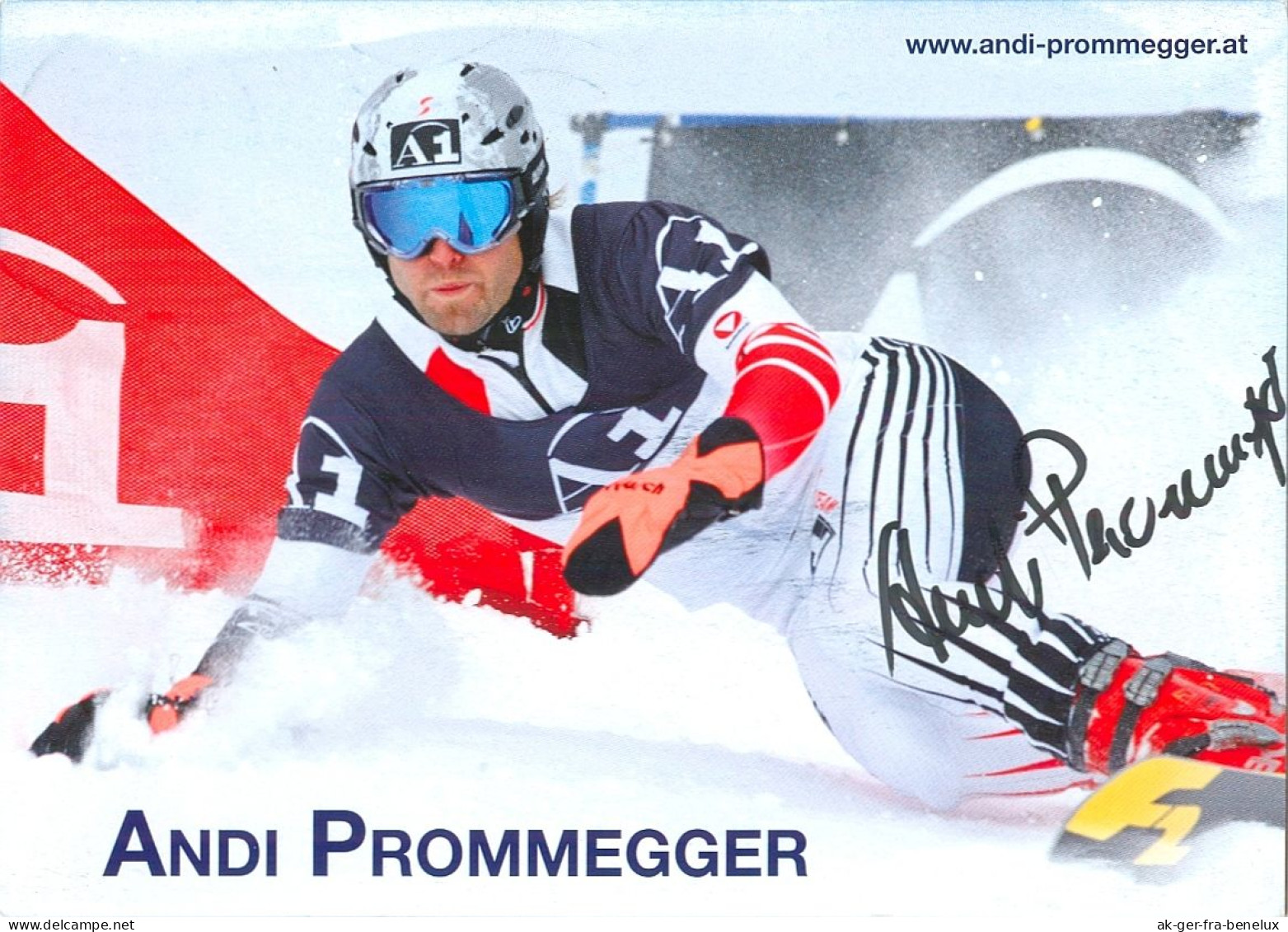 Autogramm AK Snowboarder Andreas Andi Prommegger St. Johann Schwarzach Im Pongau Salzburg Österreich Olympia Olympics - Handtekening