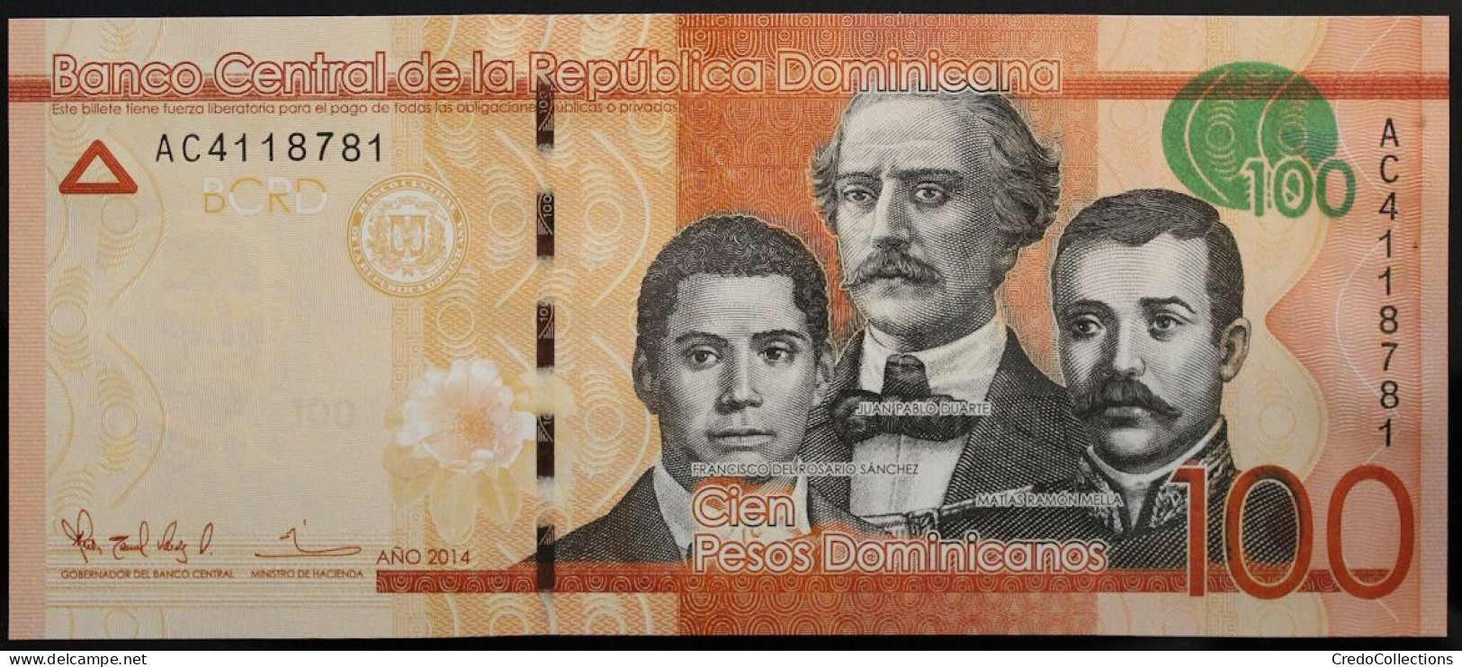 Dominicaine (Rép.) - 100 Pesos - 2014 - PICK 190a - NEUF - Dominicana