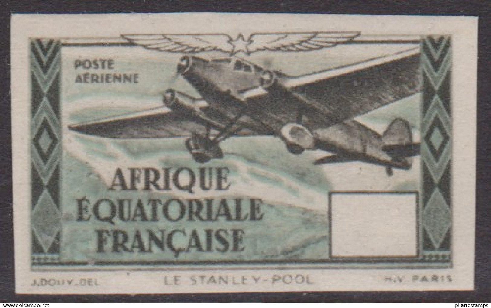 Afrique Equatoriale PA41e** Non Dentelé Valeur Omise - Altri & Non Classificati