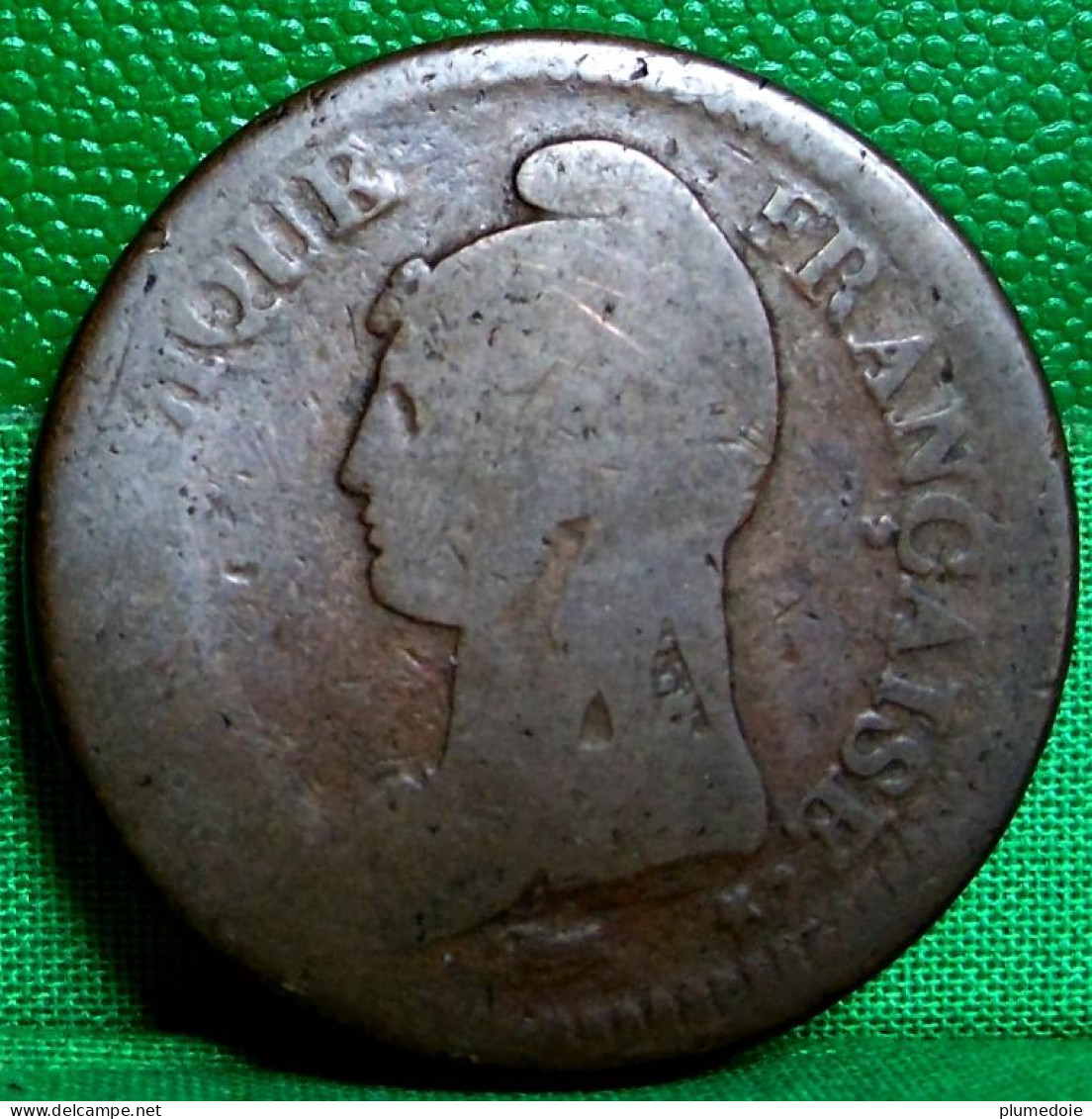 MONNAIE DIRECTOIRE / CONSULAT UN DECIME L'AN 6 A , PARIS ,  DUPRE GRAND MODULE . FRANCE OLD COIN - 1792-1804 1ère République (An I – An XII)