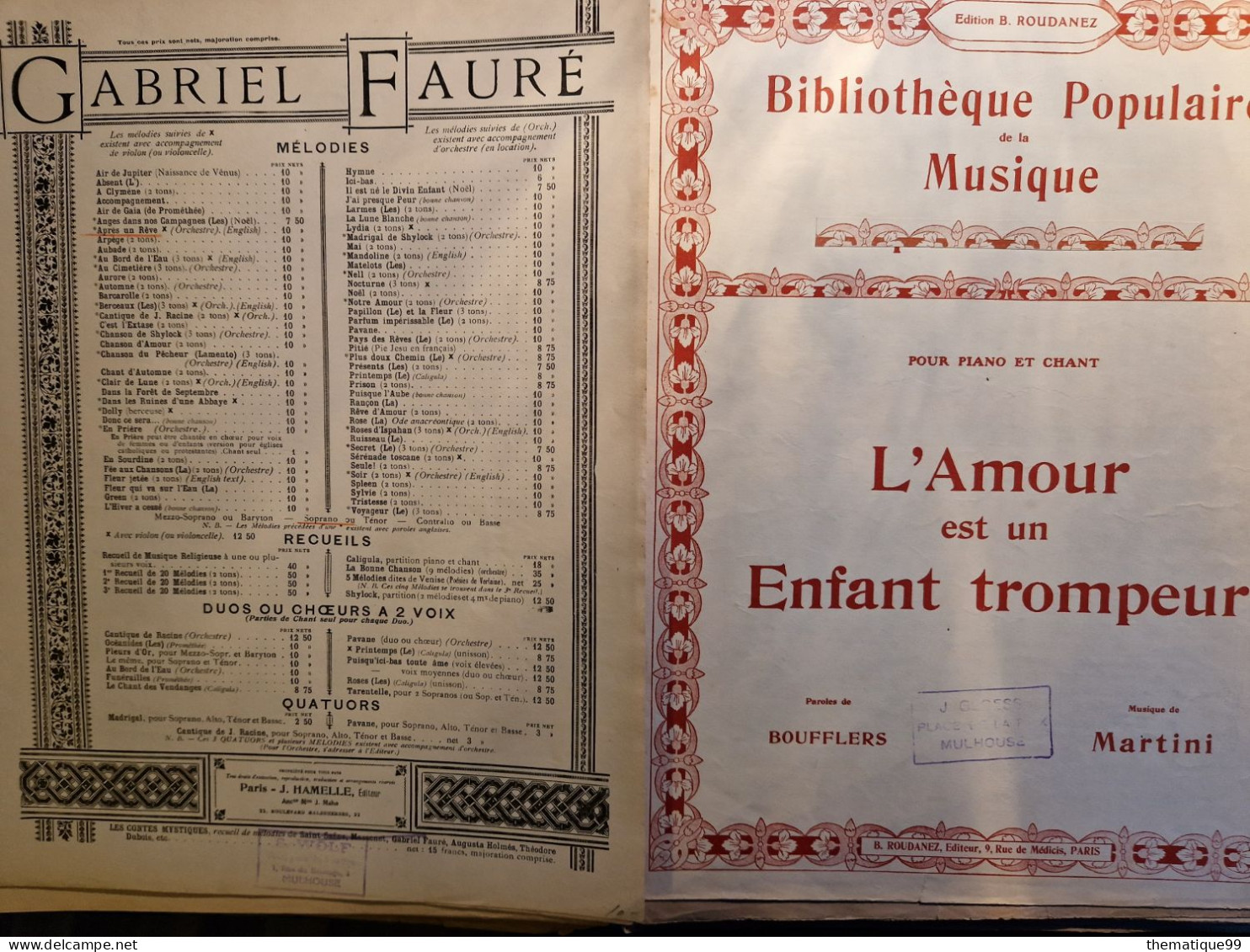 Lot d'environ 15 kg de partitions diverses, piano orgue, opéra, Massenet, Grieg, St Saens, Grieg, Noël, Gounot, Madelon