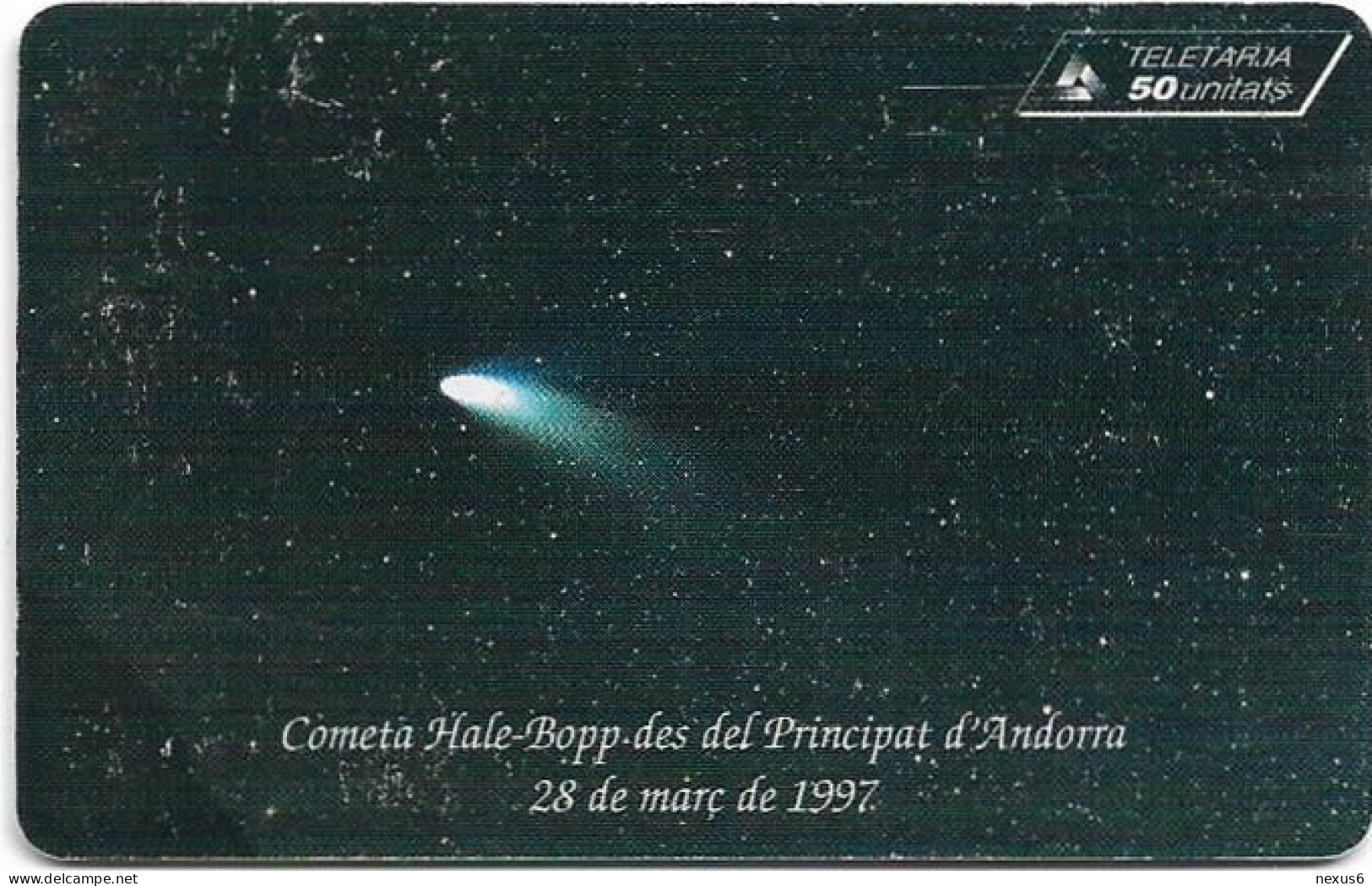 Andorra - STA - STA-0083 - Hale-bopp Comet, SC7, 11.1997, 50Units, 7.000ex, Used - Andorra