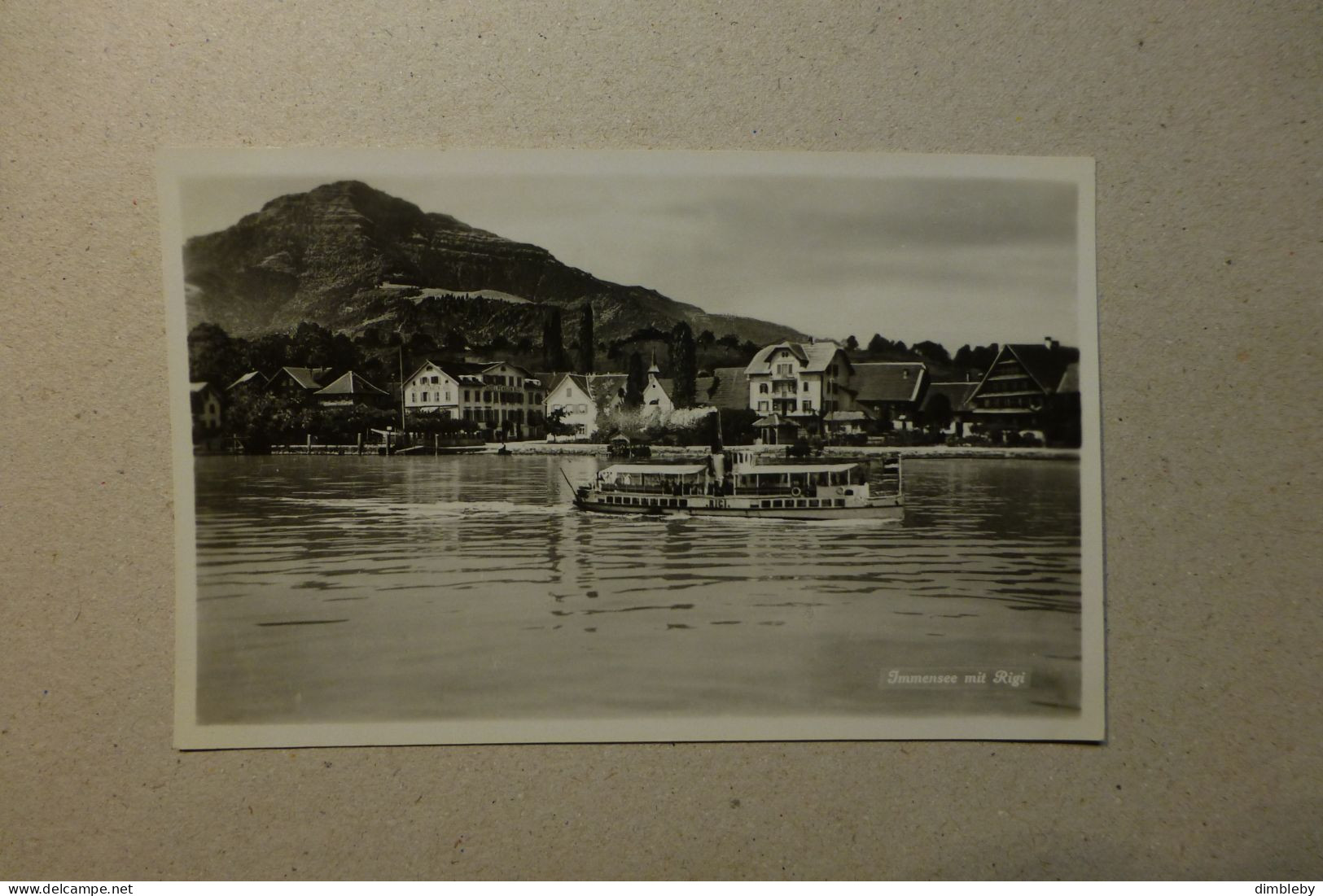 Immensee Mit Rigi  / Dampfschiff  Rigi (7101) - Küssnacht