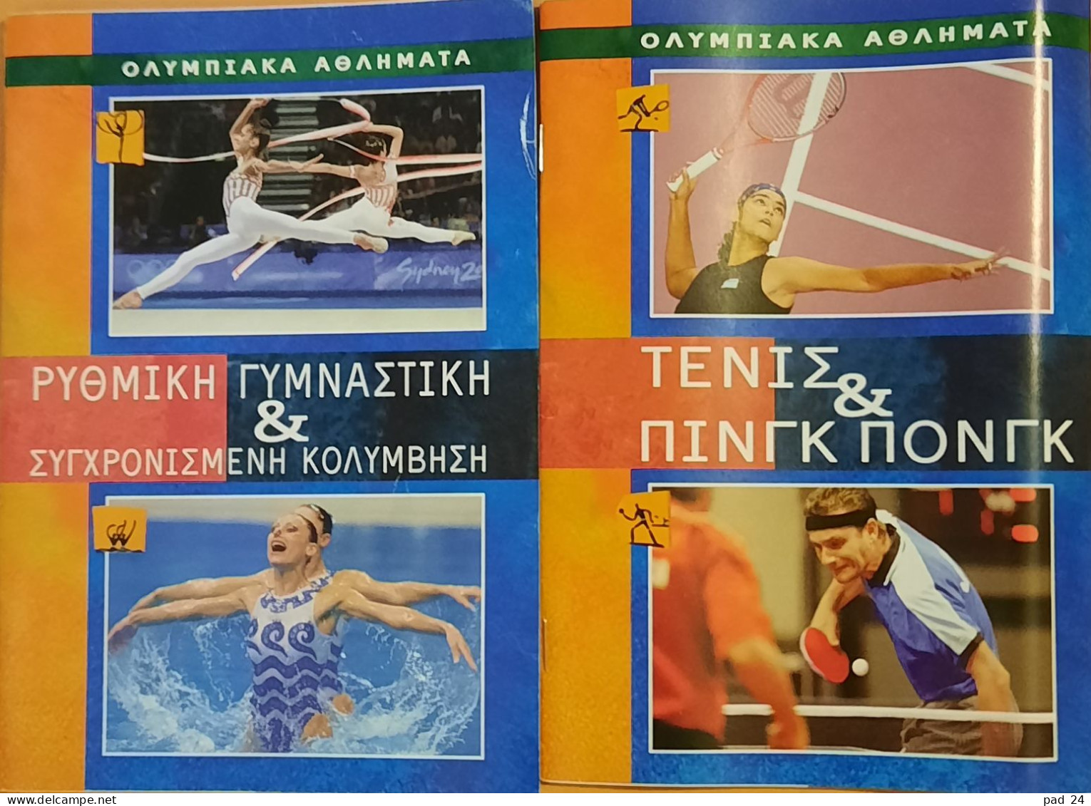 OLYMPIC GAMES ATHENS 2004 OLYMPIC SPORTS 1. Rhythmic Gymnastics & Synchronized Swimming & 2. Tennis & Table Tennis. - Other & Unclassified