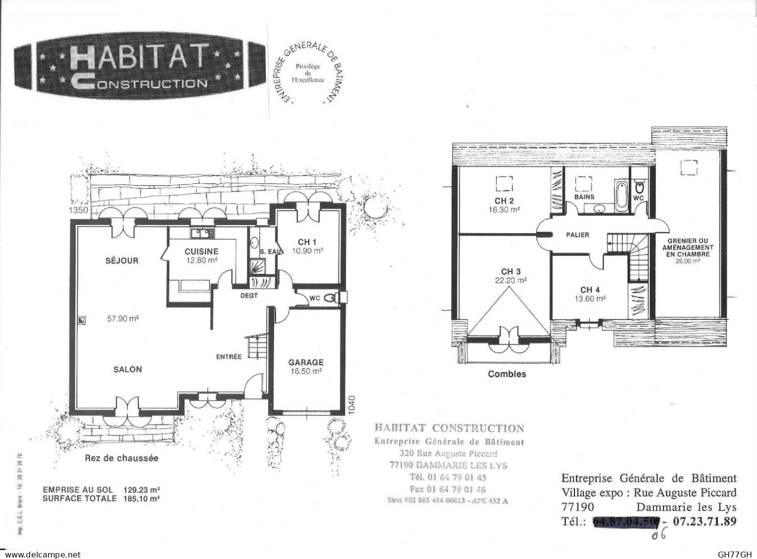 PLAN DE MAISON PAR HABITAT CONSTRUCTION - Otros Planes