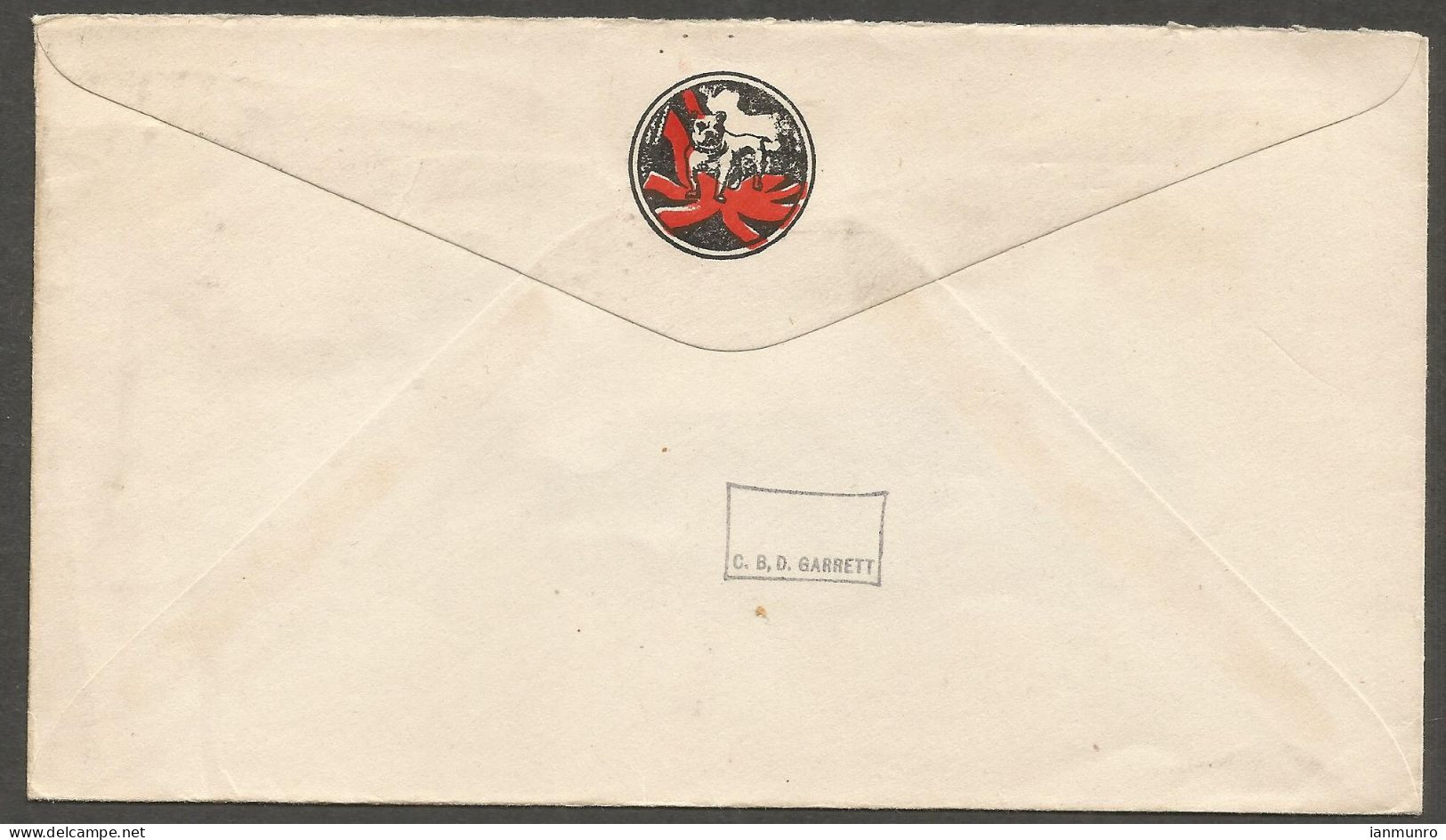 1945 Empire Brass Mfg 2-Sided Illustrated Advertising Cover 4c War Vancouver BC - Postgeschiedenis