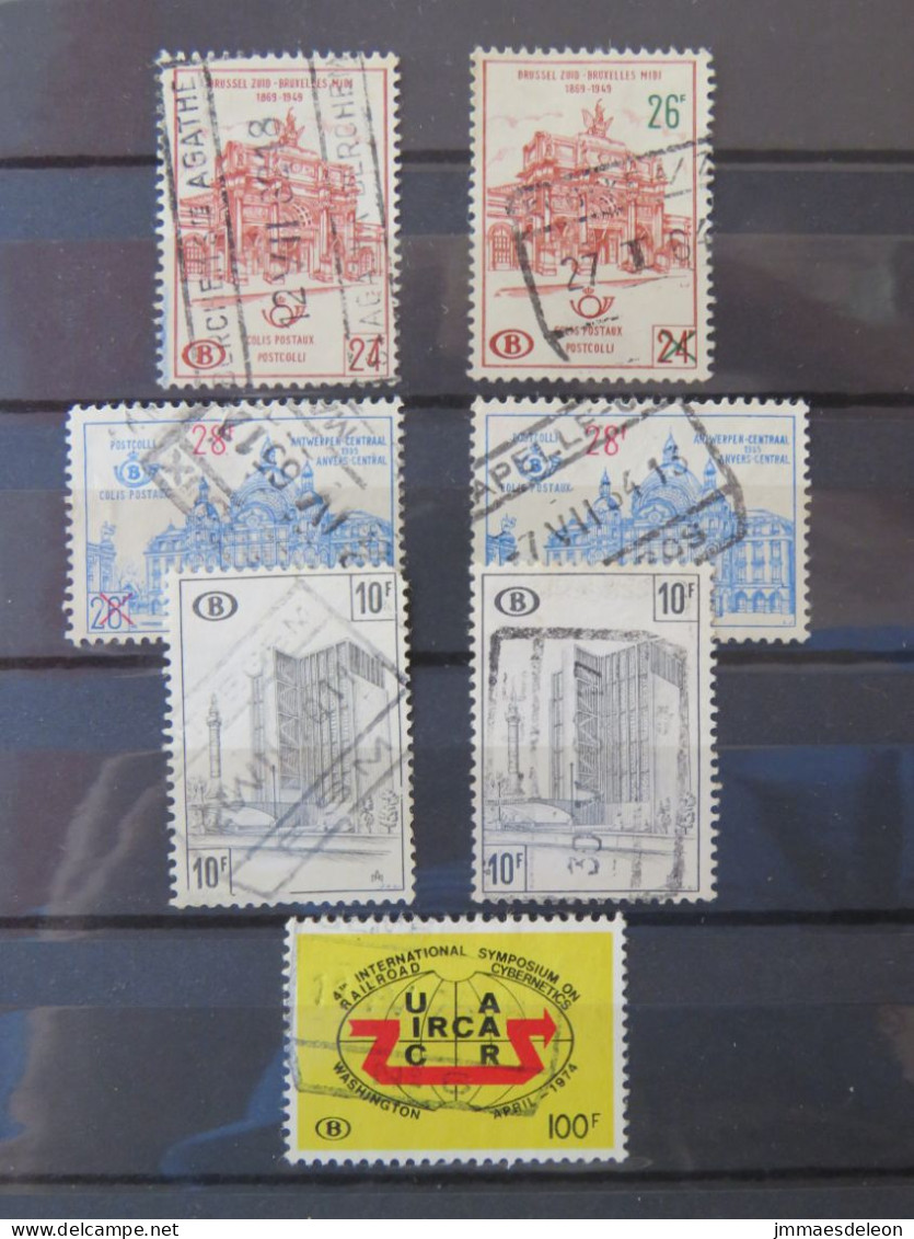 Belgium 1962 - 1974 Railway Packages Stamps - Usados