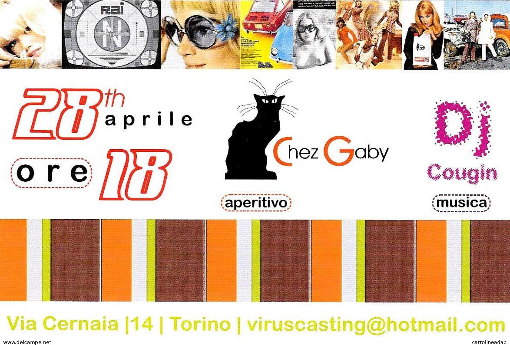 [MD8526] CPM - TORINO - CHEZ GABY - ART CAFFE' BRASSERIE - VIRUS CONCEPT STORE - PERFETTA - NV - Cafes, Hotels & Restaurants