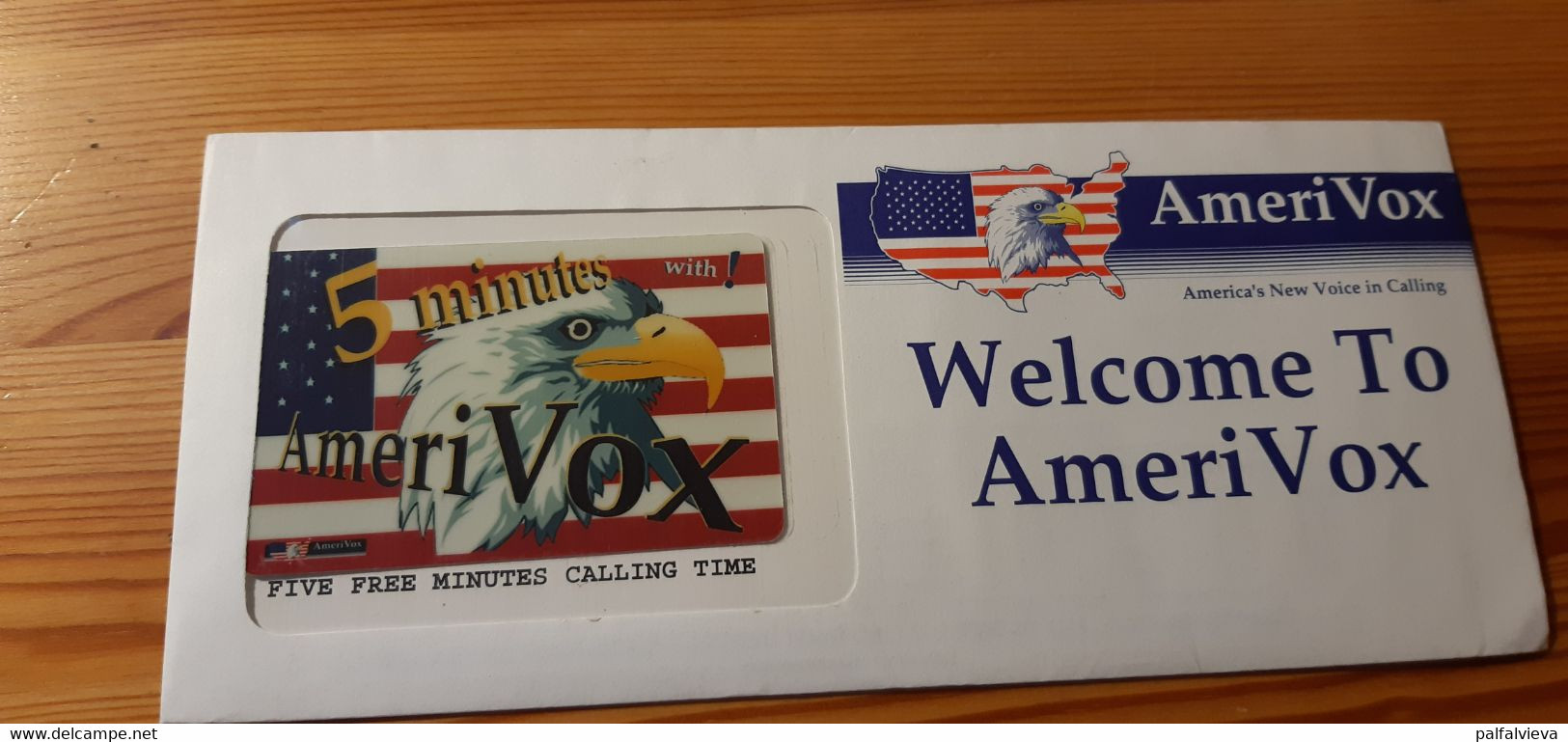 Prepaid Phonecard USA, Amerivox - Bird, Eagle - Mint - Amerivox