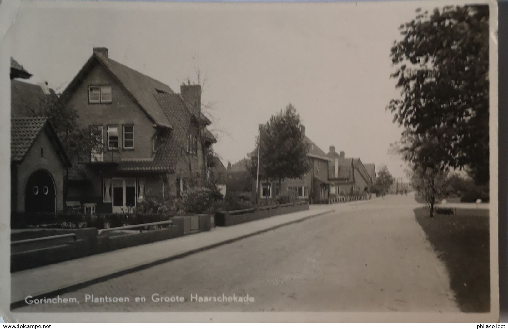 Gorinchem // Echte Foto // Plantsoen En Groote Haarschekade 19?? Hoekje Links Onder - Gorinchem