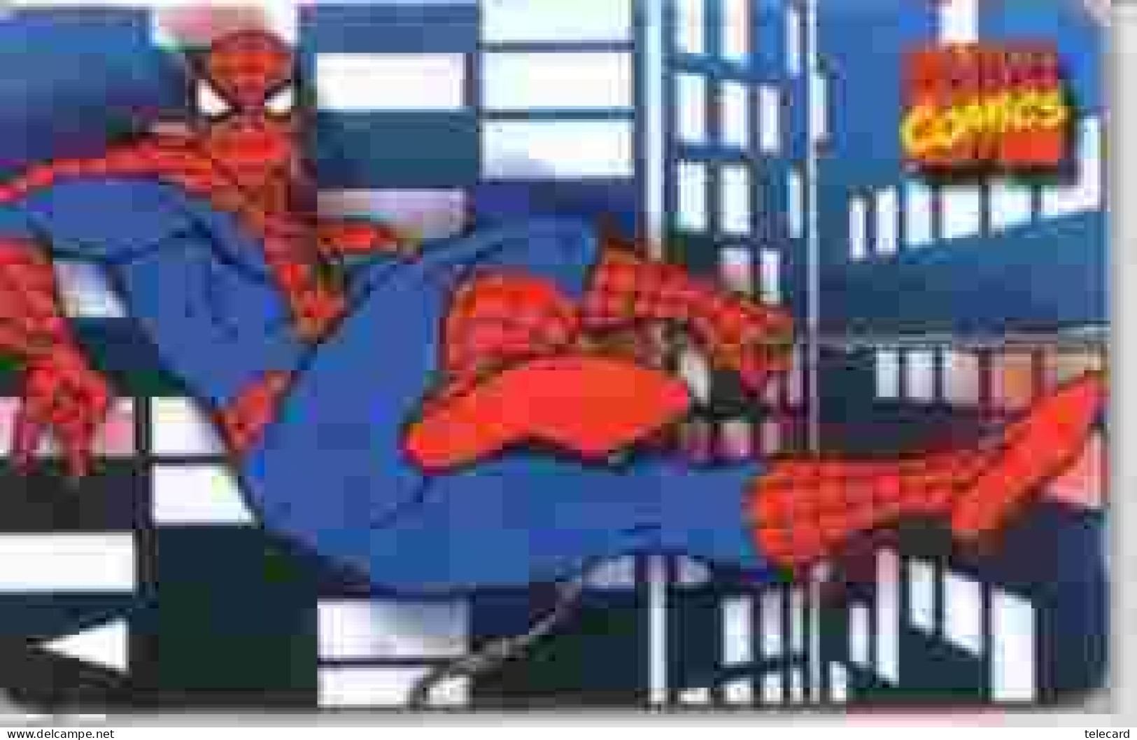 SPIDERMAN Telecarte (8) Mint  Singapore - Comics