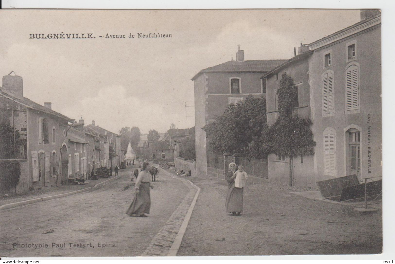 VOSGES -  BULGNEVILLE - Avenue De Neufchàteau ( - N'a Pas Circulé - Animation ) - Bulgneville