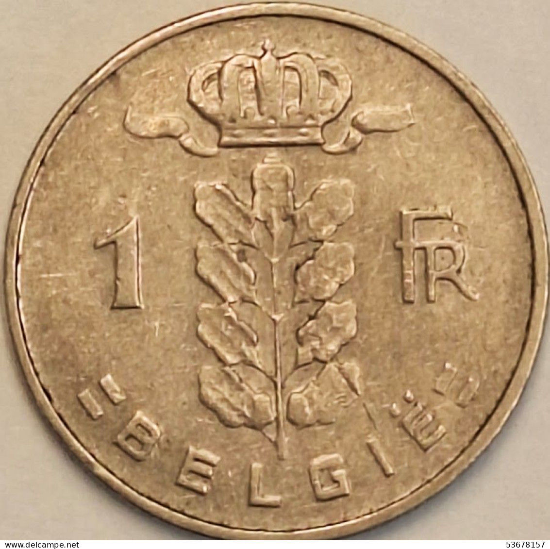 Belgium - Franc 1962, KM# 143.1 (#3130) - 1 Franc