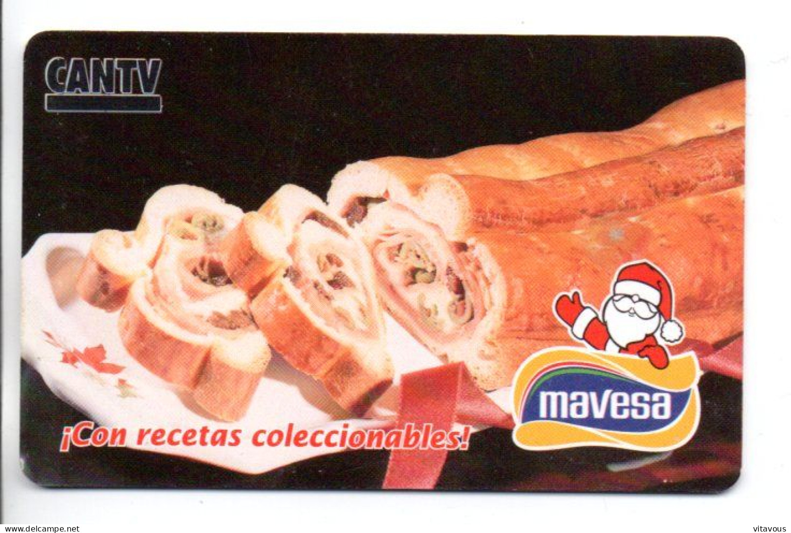 Recette Pain De Jambon  - PAN DE JAMON Alimentation  Télécarte Venezuela Phonecard (1228) - Venezuela