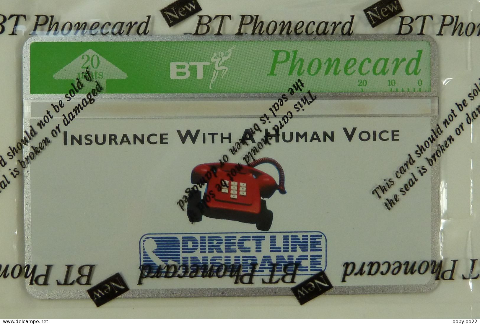 UK - Great Britain - BT & Landis & Gyr - BTP169 - Direct Line Insurance - 343K - 4630ex - Mint Blister - BT Emissions Privées