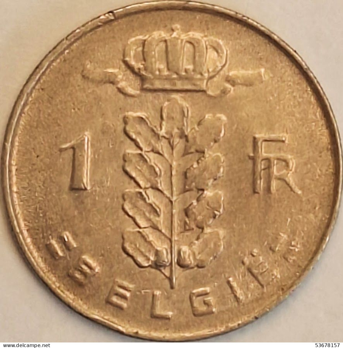 Belgium - Franc 1968, KM# 143.1 (#3134) - 1 Franc