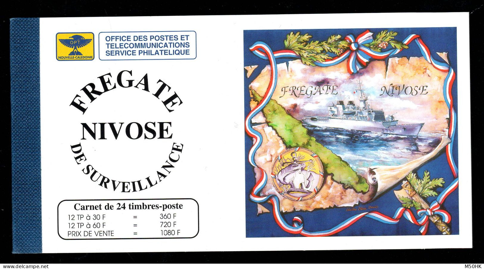 Nouvelle Caledonie - Carnet YV C668 N** MNH Luxe , Frégate Nivose , Cote 60 Euros - Postzegelboekjes