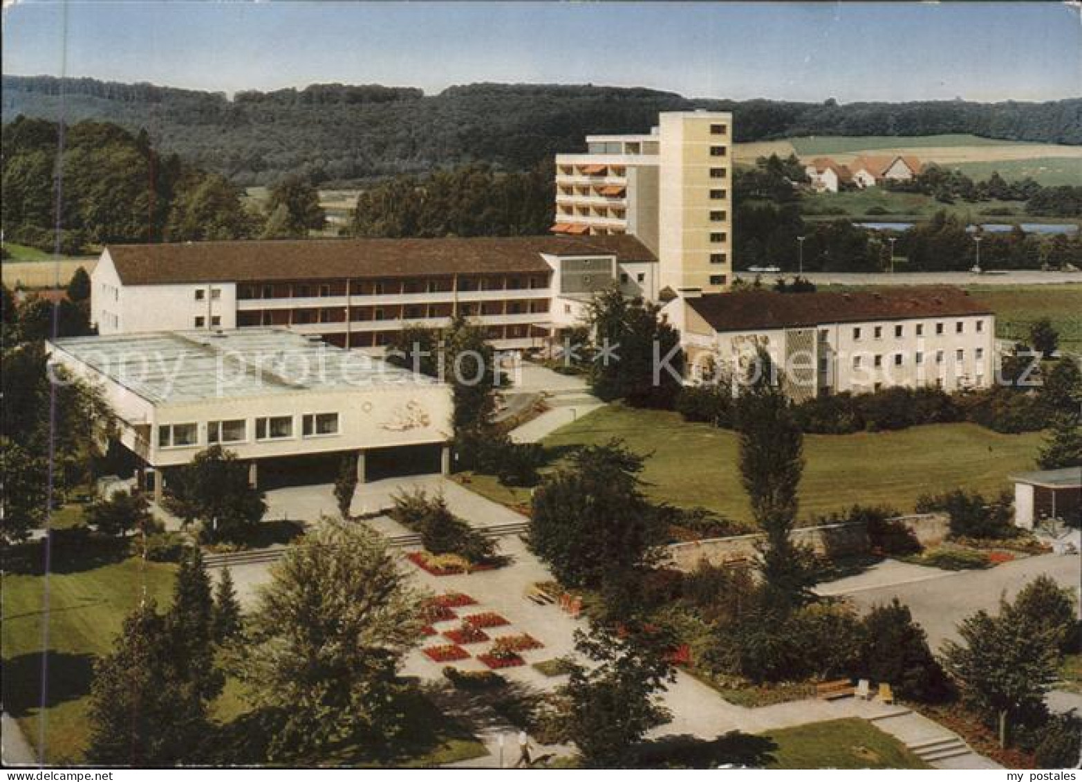 41573900 Bad Schussenried Fliegeraufnahme Parksanatorium Zellerhof Zellerseebad  - Bad Schussenried