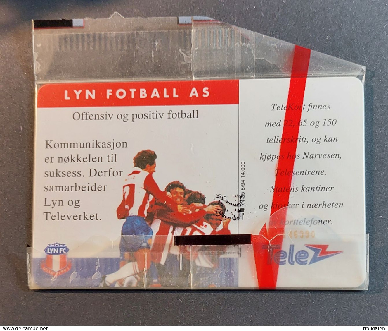 Norway N 35 Lyn Football Club  ,mint In Blister - Norwegen