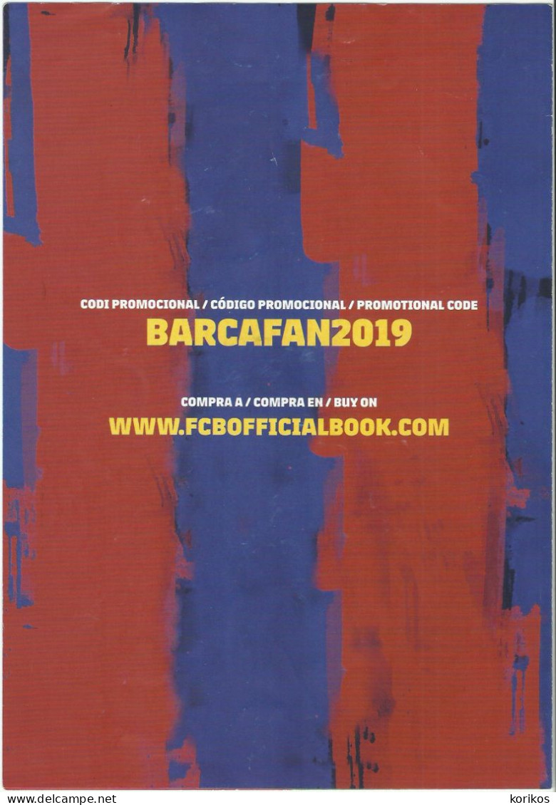 BARCELONA FC 120 YEARS BOOK PROMOTIONAL LEAFLET - BARCA - FOOTBALL - SOCCER - Sports