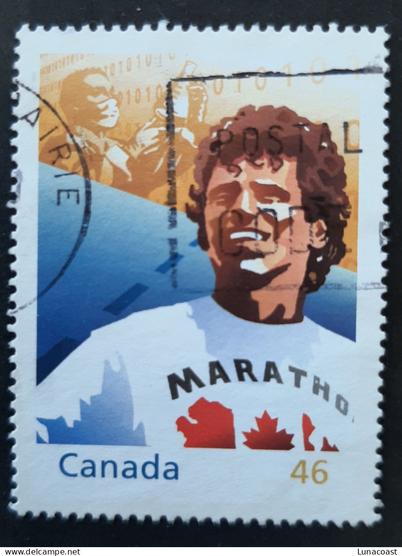 Canada 2000  USED Sc 1824c    46c  Millennium, Marathon Of Hope - Usati