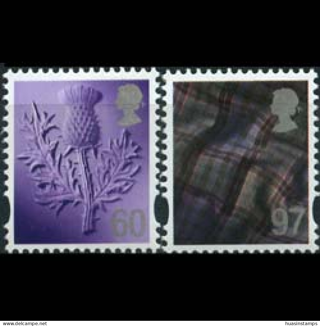 GB REGION-SCOT 2010 - #36-7 Thistle/Tartan Set Of 2 MNH - Scotland