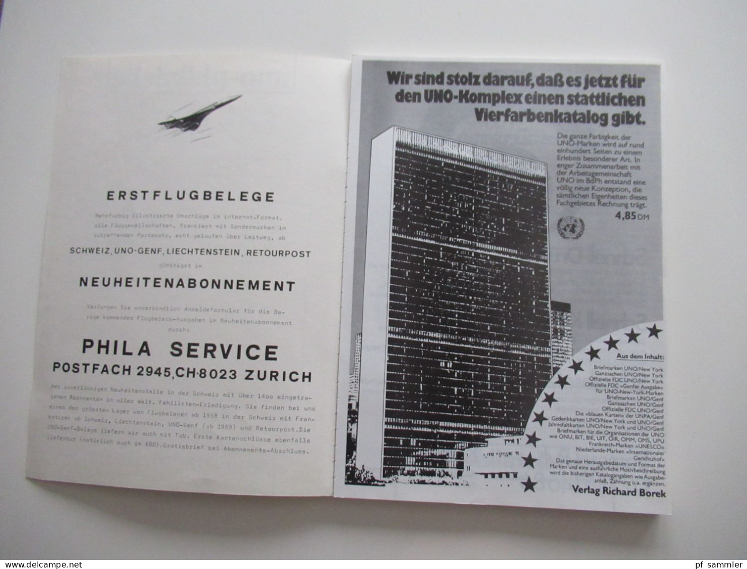 UNO - Philatelie, Handbuch Hb 76, Erstflugbriefe Der Vereinten Nationen, United Nations First Flight Covers 1959 - 1976 - Catalogues