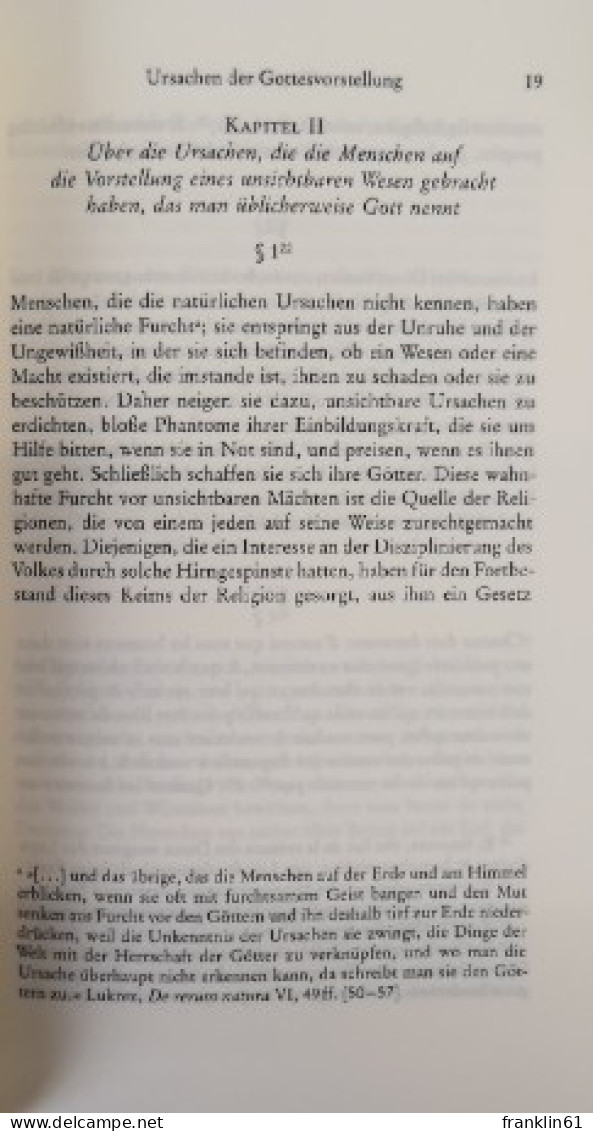 Traktat über Die Drei Betrüger. - Filosofia
