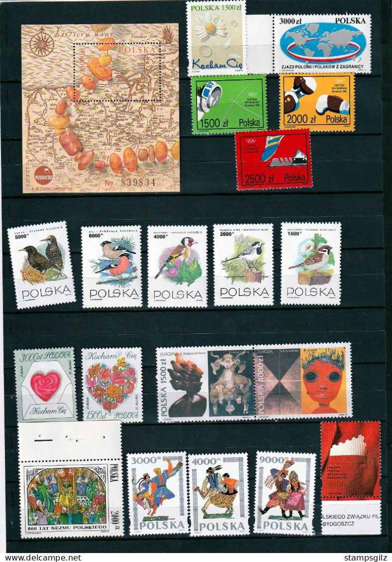 Pologne Lot De Timbres Neufs** Sans Charnieres +blocs** - Sammlungen