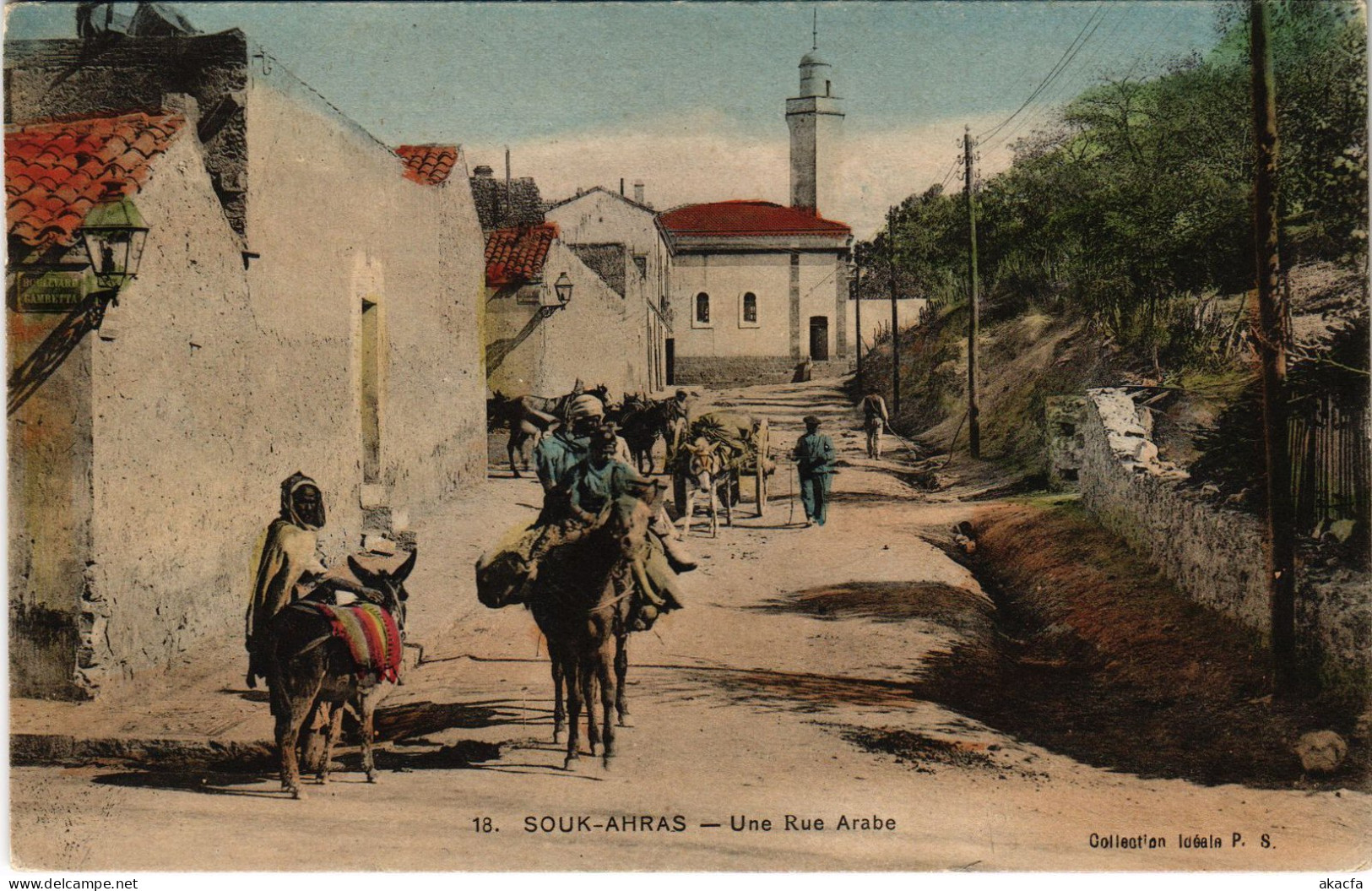 CPA AK SOUK-AHRAS Une Rue Arabe ALGERIA (1380367) - Souk Ahras