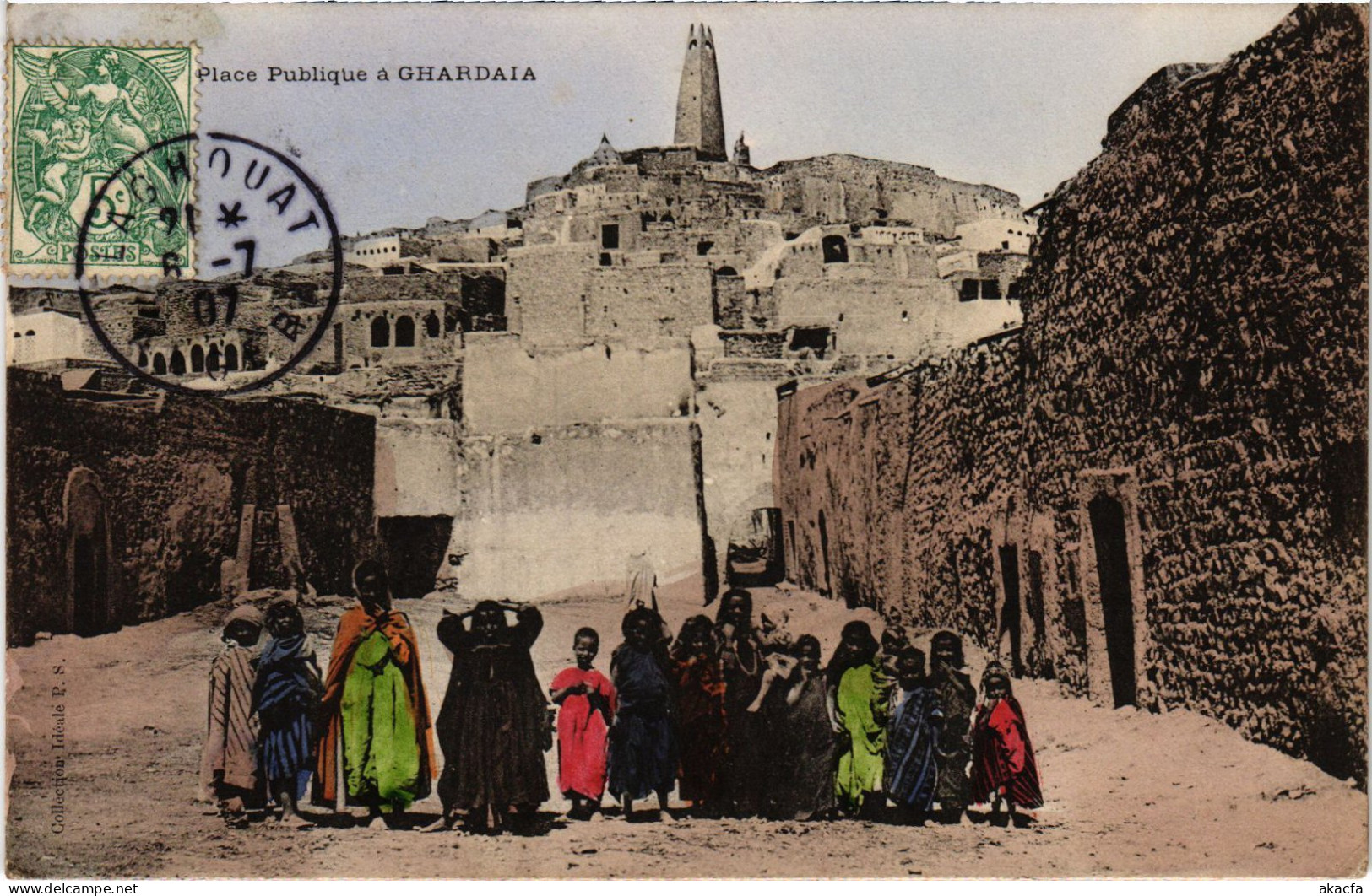 CPA AK GHARDAIA Place Publique ALGERIA (1380554) - Ghardaia