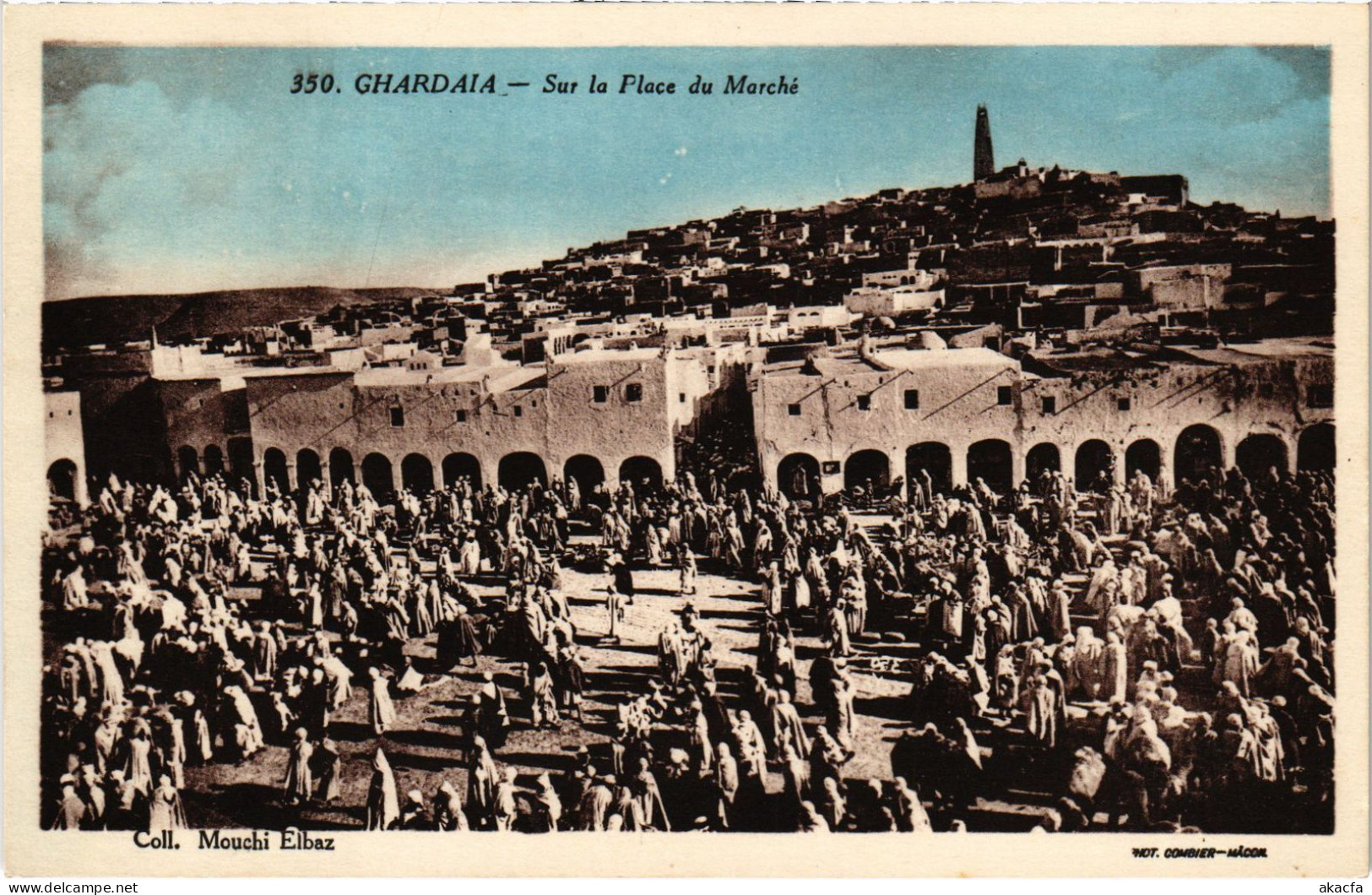 CPA AK GHARDAIA Sur La Place Du Marche ALGERIA (1380513) - Ghardaia