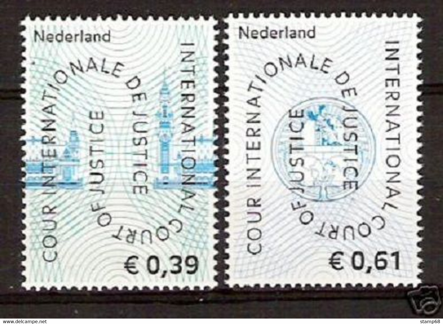 Nederland NVPH D59-60 Cour De Justice 2004 MNH Postfris - Service