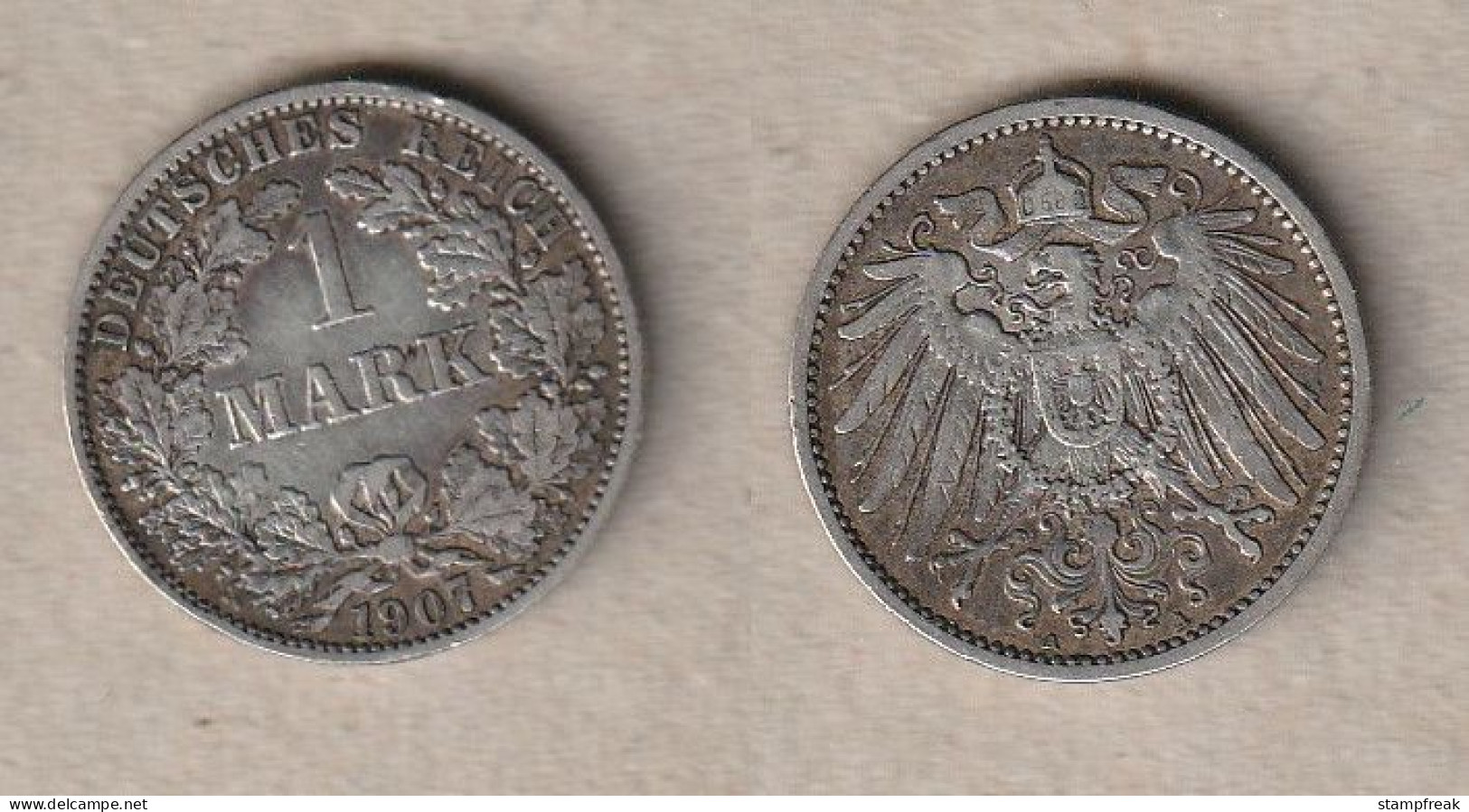 02070) Deutsches Kaiserreich, 1 Mark 1907A - 1 Mark