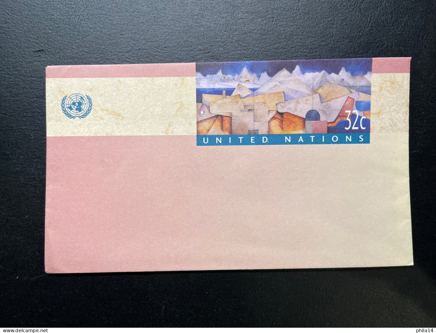 ENVELOPPE ONU UNITED NATIONS 32c / NEUVE - Lettres & Documents