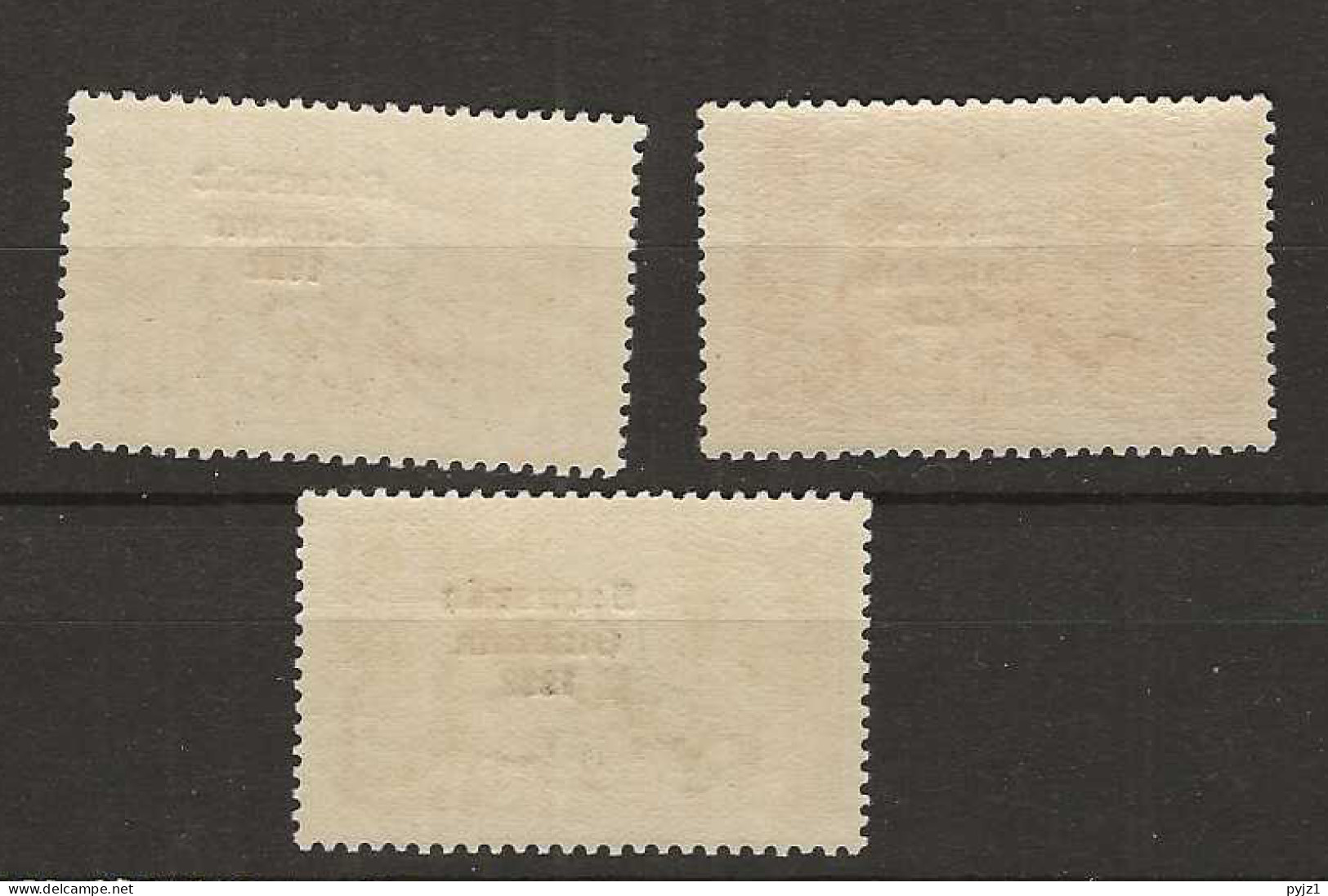 1925 MNH Ireland Mi 37-39-II Narrow Date 5mm Postfris** - Unused Stamps