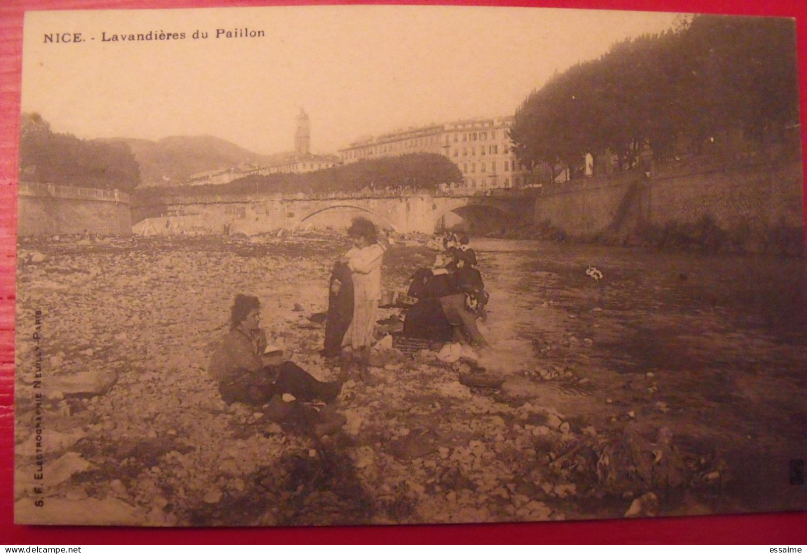 Carte Postale Alpes Maritimes 06. Nice. Lavandières Du Paillon - Old Professions