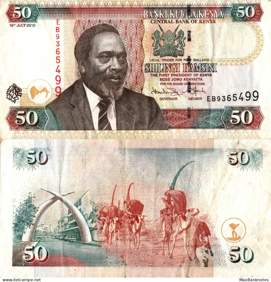 Kenya / 50 Shillings / 2010 / P-47(e) / VF - Kenia