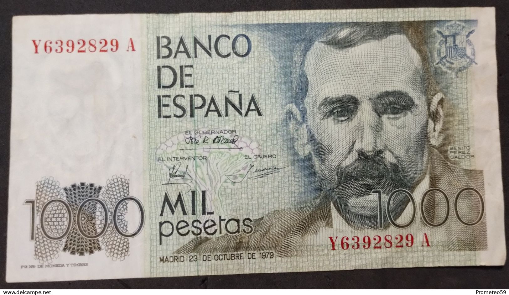 España – Billete Banknote De 1.000 Pesetas – 1979 - [ 4] 1975-… : Juan Carlos I