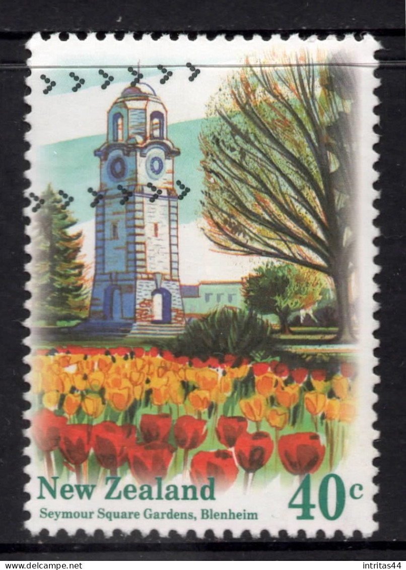 NEW ZEALAND 1996 SCENIC GARDENS 40c " BLENHEIM "  STAMP VFU - Gebruikt