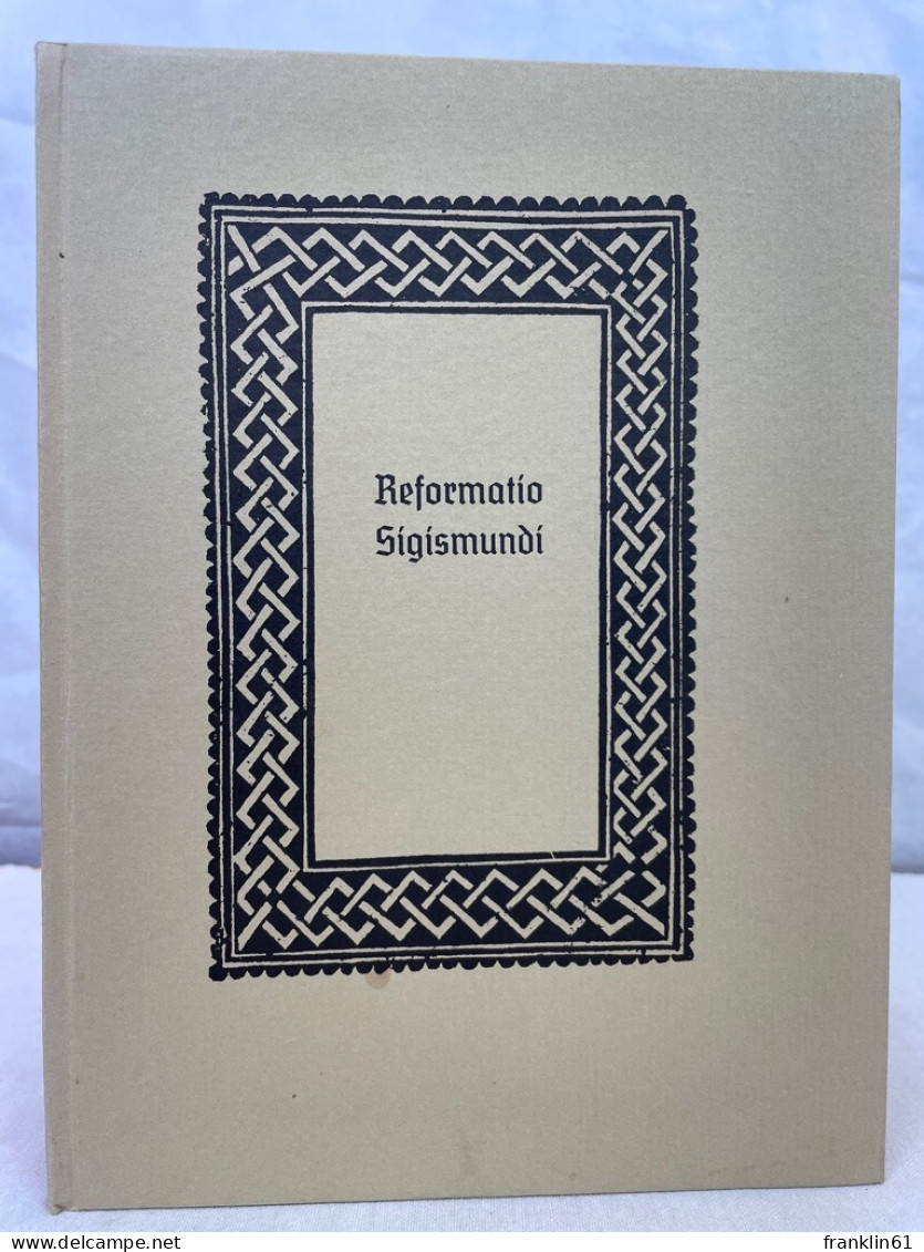 Reformatio Sigismundi. - 4. Neuzeit (1789-1914)