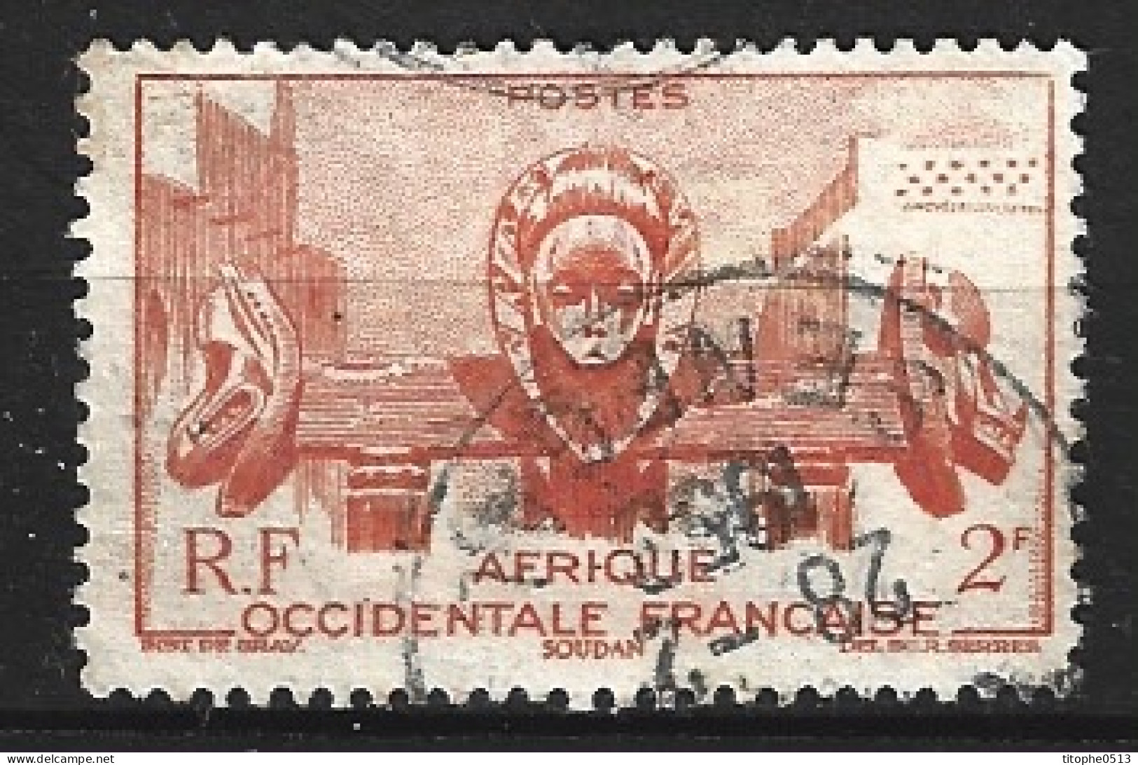 AOF. N°33 Oblitéré De 1947. Fontaine Au Soudan. - Gebraucht