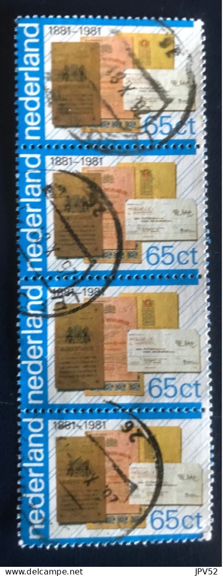 Nederland - C3/44 - 1981 - (°)used - Michel 1182 - 100j PTT Diensten - Gebraucht